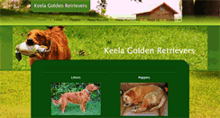 Desktop Screenshot of keelagoldenretrievers.com